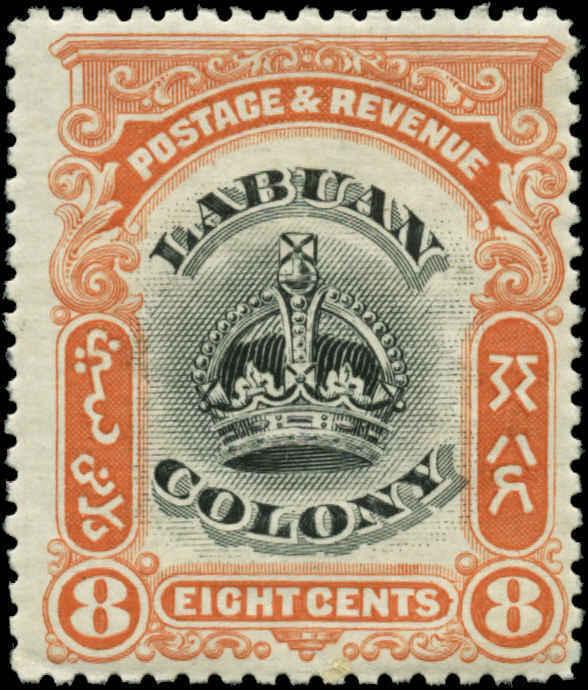 Labuan Scott #102 Mint  Catalogs $15