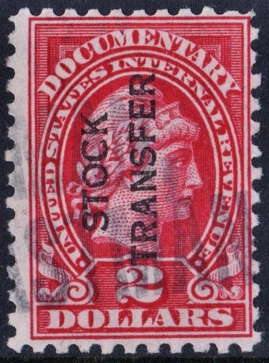 RD31 $2.00 Stock Transfer Stamp (1928) Used