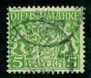 Bavaria 1916 #O7 U SCV(2018)=$0.80