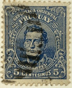 AlexStamps URUGUAY #205a VF Used 