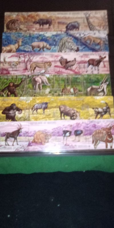 BURUNDI #355-360,C145-C151