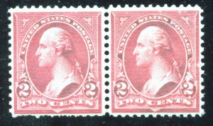 279B   Pair   MINT   One stamp NH  one stamp thins ⭐⭐⭐⭐⭐