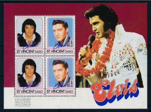 [95045] St. Vincent 1985 Music Elvis Presley Sheet MNH