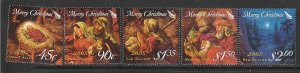 2005 New Zealand - Sc 2036-40 - MNH VF - 5 singles - Christmas