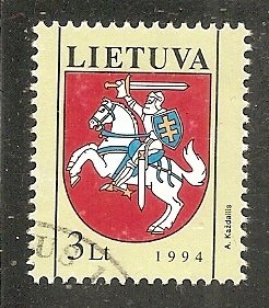 Lithuania   Scott  488  Arms      Used