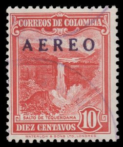 COLOMBIA AIRMAIL STAMP 1953. SCOTT # C231. USED. # 2