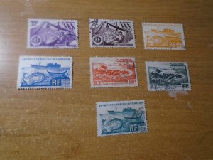 St Pierre & Miquelon  #  334 / 336-41  used