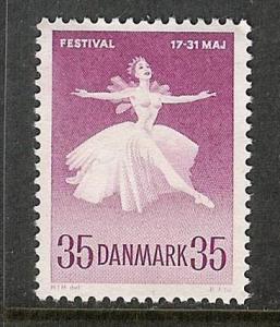 Denmark Scott # 369 Mint - Ballet Dancer