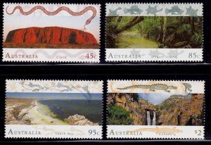 Australia 1992 -  World Heritage Sites - MNH set #  1311-1314