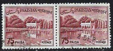 PAKISTAN #139, USED PAIR - 1962, PAK013