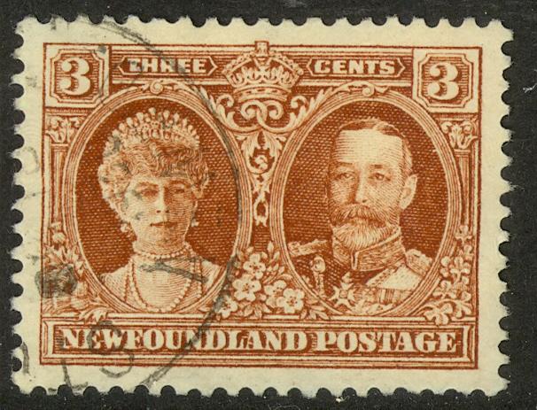 NEWFOUNDLAND 1928 2c KGV & Queen Mary Portrait Issue Sc 147 VFU