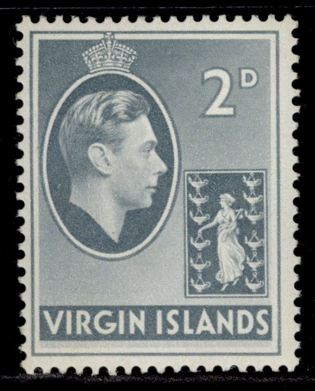 BRITISH VIRGIN ISLANDS GVI SG113a, 2d grey, M MINT. 