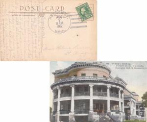 United States Minnesota Holloway 1912 4b-bar  PPC (Woman's Building, Soldiers...