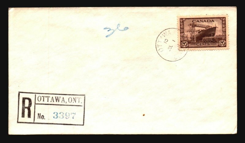 Canada SC# 260 FDC / No Cachet  - L3221