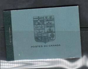 Canada Booklet #9a French Extra Fine Mint Complete Booklet