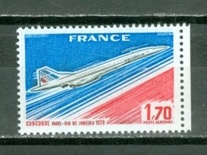 FRANCE CONCORDE #C48 MARGIN STAMP...MNH...$0.75