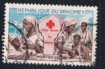 Dahomey 156 Used Red Cross Nurses (BP08625)