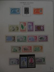 CAYMAN ISLANDS : Beautiful Very Fine Mint collection on album pages. SG Cat £532