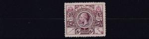 BERMUDA  1921     S G 72      6D  PURPLE     MH   