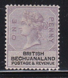 Album Treasures  Bechuanaland Scott #  11  1p  Victoria  Mint  Hinged