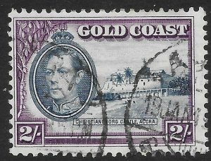 GOLD COAST SG130a 1940 2/= BLUE & VIOLET USED