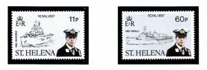 St Helena 410-11 MNH 1984 Visit of Prince Andrew