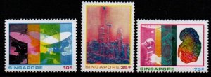 SINGAPORE SG253/5 1935 SCIENCE AND INDUSTRY   MNH