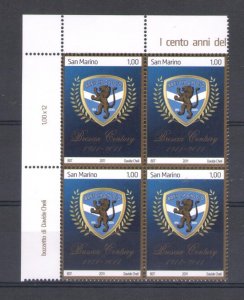 2011 San Marino, Centenary of the Foundation of the Brescia Company, n . 2329