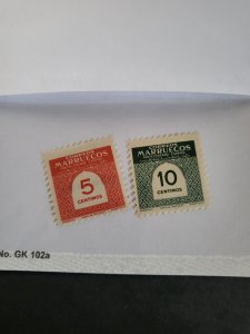Stamps Spanish Morocco Scott #323-4  hinged