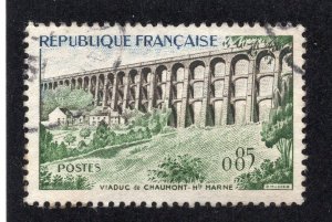 France 1960 85c Viaduct, Scott 948 used, value = 25c