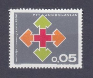 1966 Yugoslavia Z32 Medicine - Red Cross