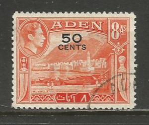 Aden   #41  Used  (1951)  c.v. $0.50