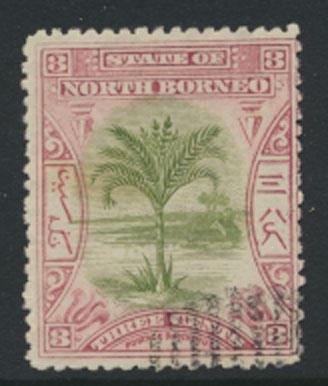 North Borneo  SG 97   Used    perf 14     please see scan & details