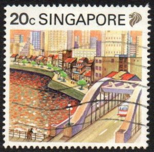 Singapore Sc #569 Used