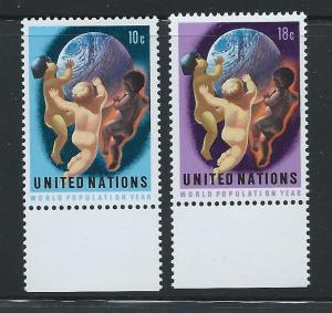 United Nations #252-53  MNH (my2). No per item S/H fees