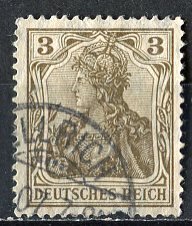 Germany; 1915: Sc. # 81:  Used Single Stamp +
