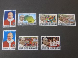 Burundi 1969 Sc B38-44 CTO set FU