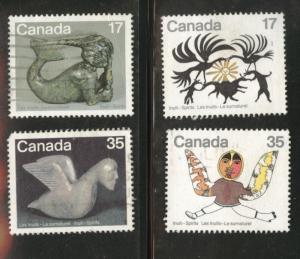 Canada Scott 866-869 used 1980 stamp set