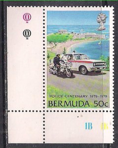 Bermuda 1979 QE2 50ct Police Service Traffic Patrol Umm SG 412  ( K1168 )