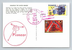 1975 Pioneer - Aquarius The Water Bearer - Maldives Stamp - PPC - F5775