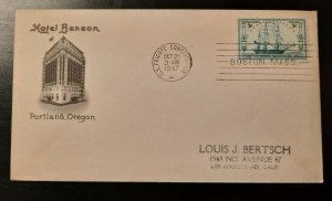 1948 FDC Mississippi Lighthouse Crosby Cachet Natchez MI Los Angeles CA