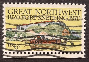 US #1409 Used F/VF 6c Great Northwest Fort Snelling 1970 [G4.6.3]