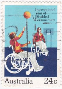 Australia - 1981 Int. Year of Disabled -used - 24c SG 827