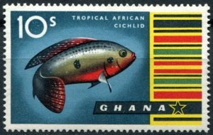 Ghana Sc#60 MNH, 10sh multi, National symbols (1959)