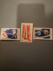 Stamps Mauritania Scott #C44-6 nh