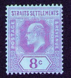 Straights Settlements 97 MH 1902 Edward VII Nice Centering For This Issue
