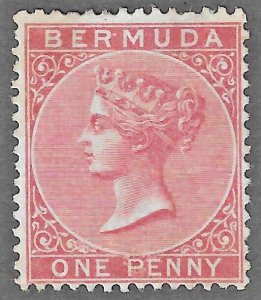 Bermuda (1865) - Scott # 1,   MH