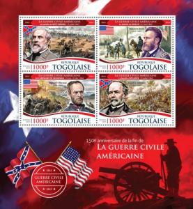 TOGO 2015 SHEET AMERICAN CIVIL WAR tg15301a