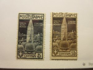 ITALY Scott 124-125 set MINT HINGED LotIE Cat $56