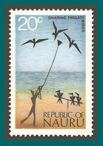 Nauru 1973 Catching Birds, 20c MNH  #100,SG110